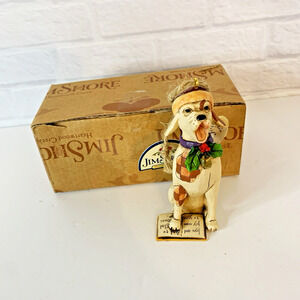 Jim Shore Caroling Dog Ornament #4011162 Heartwood Creek Enesco 2008 Figurine